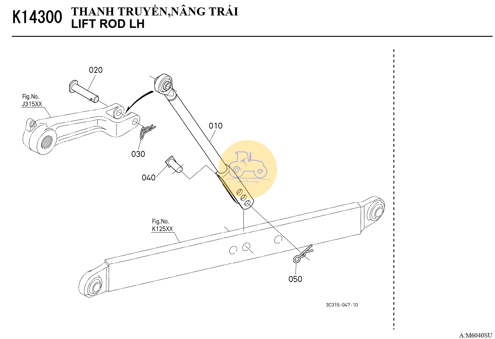 Thanh truyền nâng trái